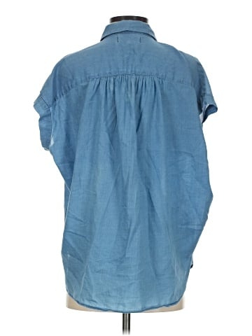 Madewell Central Shirt in Bright Indigo (view 2)