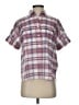 J.Crew Plaid Pink Short Sleeve Button-Down Shirt Size 0 - photo 1