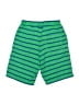 Hanna Andersson 100% Cotton Stripes Green Board Shorts Size 8 - photo 2