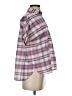 J.Crew Plaid Pink Short Sleeve Button-Down Shirt Size 0 - photo 4