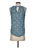 Old Navy 100% Viscose Teal Sleeveless Blouse Size S - photo 2