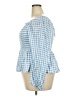 Torrid Blue Long Sleeve Blouse Size 2X Plus (2) - photo 5