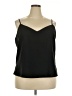 INC International Concepts 100% Polyester Black Tank Top Size XXL - photo 1