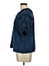 Faherty Blue Short Sleeve Blouse Size L - photo 5