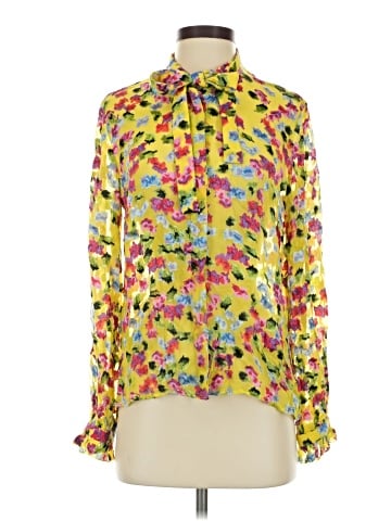 Saloni Long Sleeve Blouse (view 1)