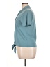 Green Envelope Teal Short Sleeve Button-Down Shirt Size XL - photo 5
