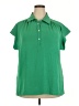 Andree by UNIT Green Short Sleeve Blouse Size 2X - photo 1