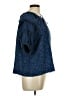 Faherty Blue Short Sleeve Blouse Size L - photo 4