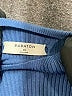 Babaton Solid Blue Cocktail Dress Size XS - photo 7