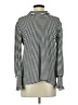 Buru Stripes Black Long Sleeve Button-Down Shirt Size XS - photo 2
