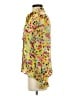 Saloni Print Yellow Long Sleeve Blouse Size 4 - photo 5