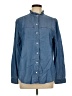 Caslon Blue Long Sleeve Button-Down Shirt Size Lg Petite - photo 1