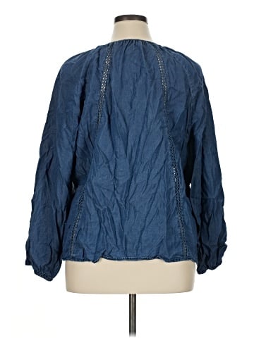 Jones New York Signature Long Sleeve Blouse (view 2)