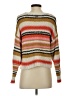 Billabong Stripes Orange Pullover Sweater Size S - photo 2