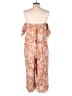 Minkpink 100% Viscose Paisley Brown Jumpsuit Size L - photo 2