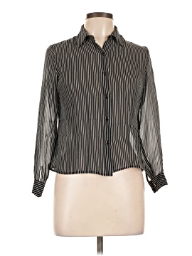 Ann Taylor Long Sleeve Silk Top