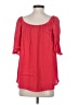 Venus 100% Viscose Red 3/4 Sleeve Blouse Size XS - photo 2
