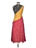 Saloni Red Black Cocktail Dress Size 6 - photo 2