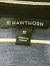 41Hawthorn 100% Polyester Stripes Black 3/4 Sleeve Blouse Size 2X - photo 7