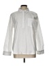 Alexander Jordan 100% Cotton Solid White Long Sleeve Button-Down Shirt Size L - photo 1