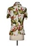 Assorted Brands 100% Rayon Tropical Green Short Sleeve Blouse Size XS - photo 2