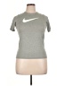 Nike 100% Polyester Gray Short Sleeve Turtleneck Size XL - photo 1