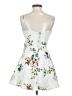 Trixxi 100% Polyester Floral White Cocktail Dress Size 0 - photo 2