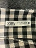 Zara Checkered-gingham Black Long Sleeve Blouse Size S - photo 7