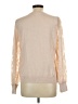 Adrianna Papell Metallic Tan Sweatshirt Size L - photo 2