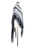 Michael Stars 100% Viscose Gray White Wrap One size - photo 4