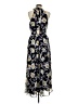 Unbranded 100% Polyester Floral Black Casual Dress Size M - photo 2