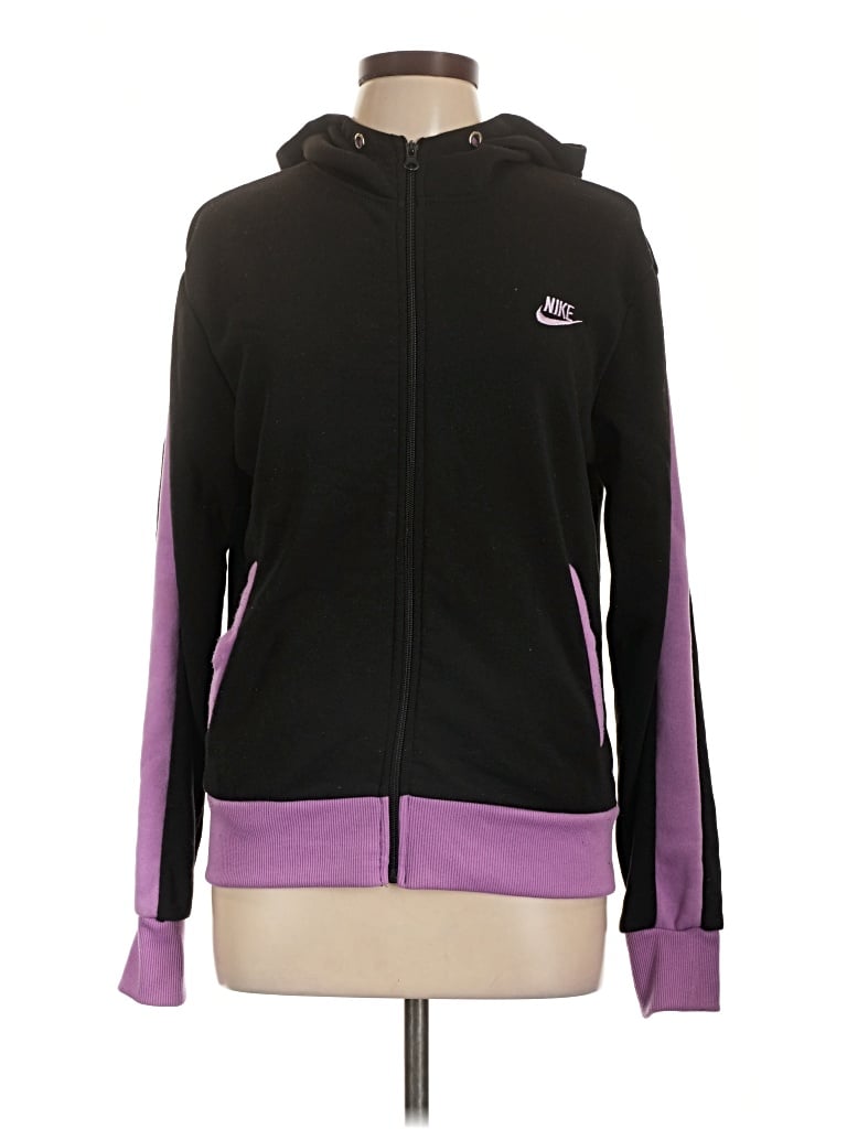 Pre-owned Nike Zip Up Hoodie In Purple