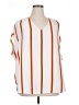Madison 100% Polyester Orange Sleeveless Blouse Size 1X - photo 1