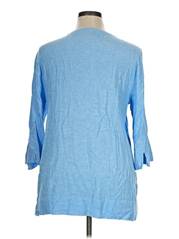 Lands' End 3/4 Sleeve Blouse (view 2)