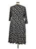 Elementz Print Black Casual Dress Size 3X - photo 2