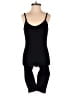 Kathy 100% Spandex Solid Black Romper One size - photo 1