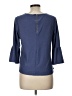 W5 Blue 3/4 Sleeve Top Size L (estimated) - photo 2