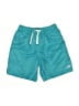 Nike 100% Polyester Solid Teal Board Shorts Size 6 - 7 - photo 1