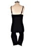 Kathy 100% Spandex Solid Black Romper One size - photo 2