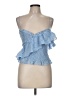 Cinq à Sept Blue Sleeveless Blouse Size M - photo 1