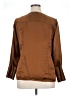 Carlisle 100% Silk Brown Blouse Size 16 - photo 2