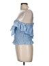 Cinq à Sept Blue Sleeveless Blouse Size M - photo 5