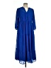 Torrid 100% Polyester Blue Casual Dress Size Lg Plus (0) - photo 1