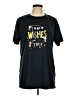 Unbranded 100% Polyester Black Short Sleeve T-Shirt Size L - photo 1