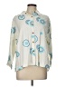 ios Print Ivory 3/4 Sleeve Blouse Size L - photo 1
