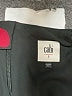 CAbi 100% Polyester Floral Black Casual Skirt Size S - photo 4