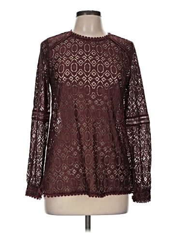 Listicle Long Sleeve Blouse (view 1)