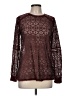 Listicle Burgundy Long Sleeve Blouse Size M - photo 1