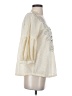 BCBGMAXAZRIA 100% Cotton Ivory 3/4 Sleeve Blouse Size S - photo 4
