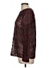 Listicle Burgundy Long Sleeve Blouse Size M - photo 5